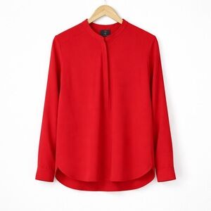Hilary Radley Red Blouse - Medium